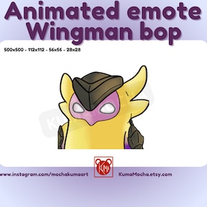 Animated bop Wingman from VALORANT | bop cat meme | twitch emote | Discord emote | cute wingman gekko | Kick  emote | Bop meme