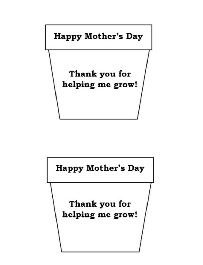 Mother's Day Craft, Aunt and Grandmother, Spring Craft, Bonus Bulletin