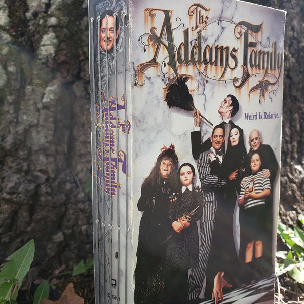 The Addams Family VHS Journal Hand-sewn Journal Smash Book Junk Journal