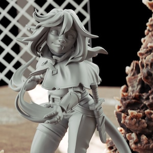 Ruby Goblin Mage 32mm scale Fantasy DnD - Miniature for Mini RPG Tabletop Garage Kit, Fantasy Miniatures, DnD Miniatures