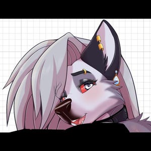 Loona Milk furry | Monster Waifu Sticker | Fictional Anthro | Furry Sticker | Vinyl Sticker