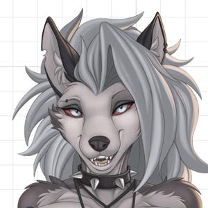 Loona v11 furry | Monster Waifu Sticker | Fictional Anthro | Furry Sticker | Vinyl Sticker