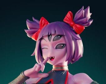 Spider Girl | 3D Printed Resin Statue | Pin Up Figurine | MODEL KIT | UNPAINTED | 200 mm