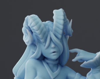 Bone Devil 32mm scale Fantasy DnD - Miniature for Mini RPG Tabletop Garage Kit, Fantasy Miniatures, DnD Miniatures