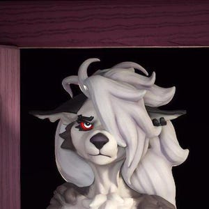 Loona open the door | 3D Printed Resin Statue | Pin Up Figurine | MODEL KIT | UNPAINTED | 200 mm