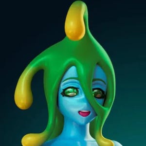 Suu furry | 3D Printed Resin Statue | Pin Up Figurine | MODEL KIT | UNPAINTED | 180 mm