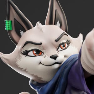 fox girl sex doll 2021Elf sex Silicone entity Second element Realistic FOX auto blowj-ob-b  solid non-inflatable sex
