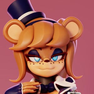 Frenni Furry | 3D Printed Resin Statue | Pin Up Figurine | MODEL KIT | UNPAINTED | 180 mm