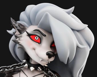 Chained Lonna | 3D Printed Resin Statue | Pin Up Figurine | MODEL KIT | UNPAINTED | 130 mm