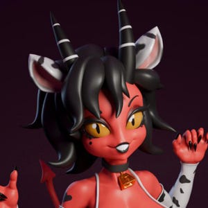 Millie v2 | 3D Printed Resin Statue | Pin Up Figurine | MODEL KIT | UNPAINTED | 200 mm