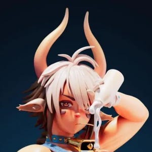 Cathyl | 3D Printed Resin Statue | Pin Up Figurine | MODEL KIT | UNPAINTED | 200 mm