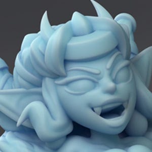 Goblin Queen 32mm scale Fantasy DnD - Miniature for Mini RPG Tabletop Garage Kit, Fantasy Miniatures, DnD Miniatures