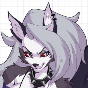 Loona v8 furry | Monster Waifu Sticker | Fictional Anthro | Furry Sticker | Vinyl Sticker