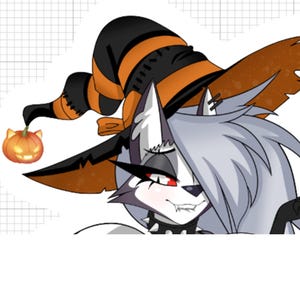 Loona witch v3 furry | Monster Waifu Sticker | Fictional Anthro | Furry Sticker | Vinyl Sticker