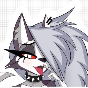 Loona v1 furry | Monster Waifu Sticker | Fictional Anthro | Furry Sticker | Vinyl Sticker