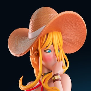 Cerea | 3D Printed Resin Statue | Pin Up Figurine | MODEL KIT | UNPAINTED | 150 mm