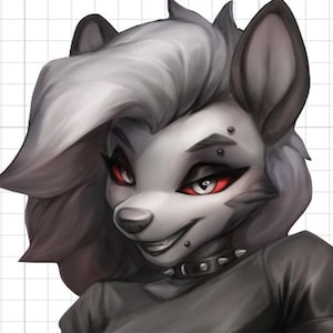 Loona v3 furry | Monster Waifu Sticker | Fictional Anthro | Furry Sticker | Vinyl Sticker