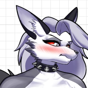 Loona v7 furry | Monster Waifu Sticker | Fictional Anthro | Furry Sticker | Vinyl Sticker