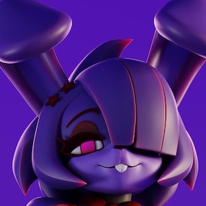 Bonfie Furry | 3D Printed Resin Statue | Pin Up Figurine | MODEL KIT | UNPAINTED | 150 mm