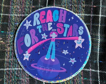 Reach For the Stars Sticker