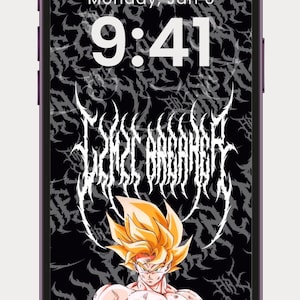 Goku Limit Breaker Anime Phone Wallpaper | Dragon Ball Z Digital Download | DBZ Lock Screen Background | Anime Art Aesthetic