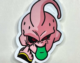 Kid Buu Sticker | Dragon Ball Z Decal | Anime Vinyl Sticker | DBZ Villain Sticker | Gift for Anime Fans