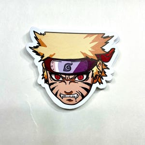 Naruto Kyuubi Sticker | Nine-Tails Anime Decal | Waterproof Vinyl Sticker for Laptop, Water Bottle & More