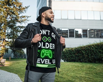 Gamer T-Shirt I level up | Birthday Gift For Him | Funny Gamers T-Shirts | Gaming T Shirt | Mens Gift | Top Tee Clothing | Video Game Shirt