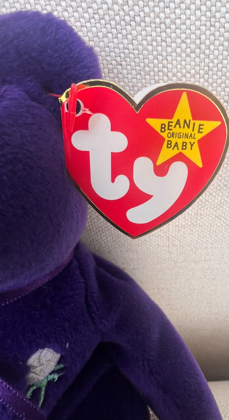 Rare 1997 PVC Princess Diana Beanie Baby - Etsy