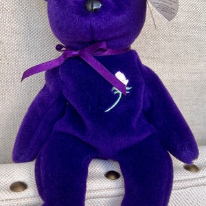 Rare 1997 PVC Princess Diana Beanie Baby - Etsy
