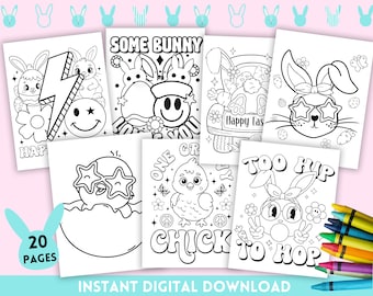 Easter Coloring Pages, Coloring Pages for Kids, Easter Printable, Printable Coloring, Kids Coloring Pages, Kids Easter, Cute Coloring Pages