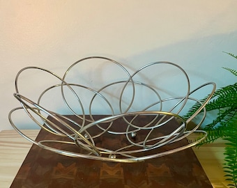 Vintage Silver McM Contemporary Ring Bowl