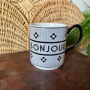 Anthropologie Subway Kakelmugg Bonjour
