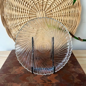 Vintage Arcoroc France plate in Seabreeze Pattern