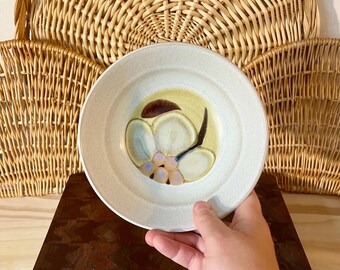 Vintage Noritake Stoneware bowl in “Oriental Garden” pattern handpainted
