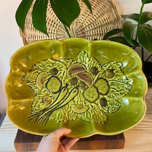 Vintage 1969 Los Angeles California Pottery Serving Dish/Bowl Platter