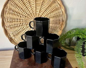 Vintage Black “Octime” tea or espresso cup