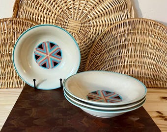 Vintage Stoneware Sango Japan Bowl Zuni