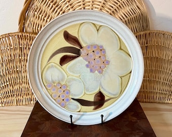 Vintage Noritake Stoneware Dinner Plate in “Oriental Garden” pattern handpainted