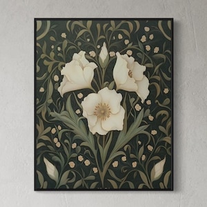 William Morris Floral Print: Victorian Botanical Wall Art