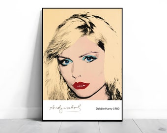 Debbie Harry Warhol Print: Blondie Pop Art Wall Decor - Etsy