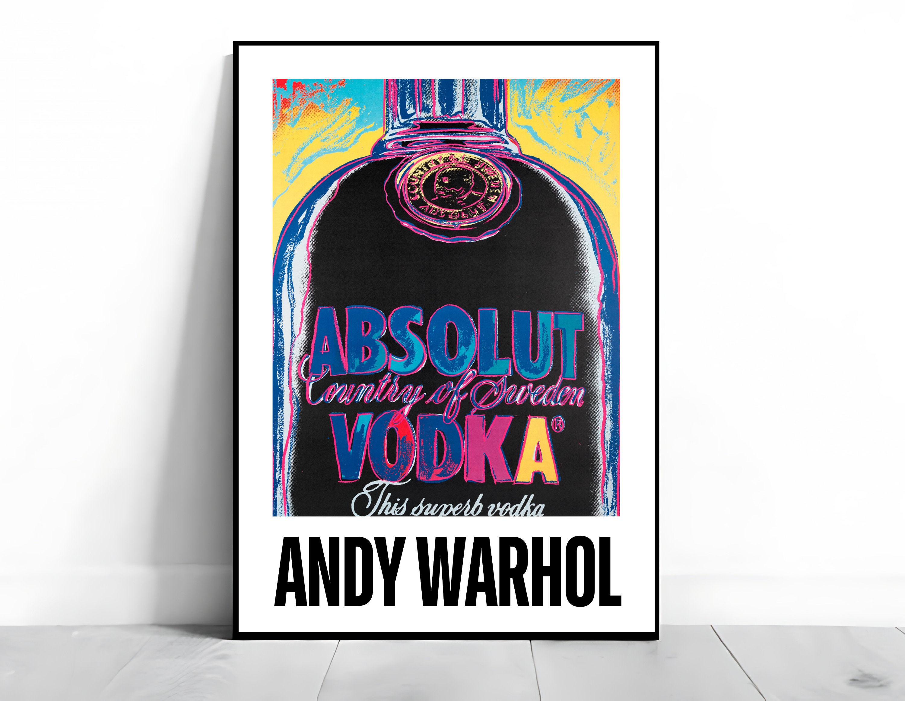アブソルートウオッカABSOLUT WARHOLアンディウオホールアートポスター ANDY WARHOL 