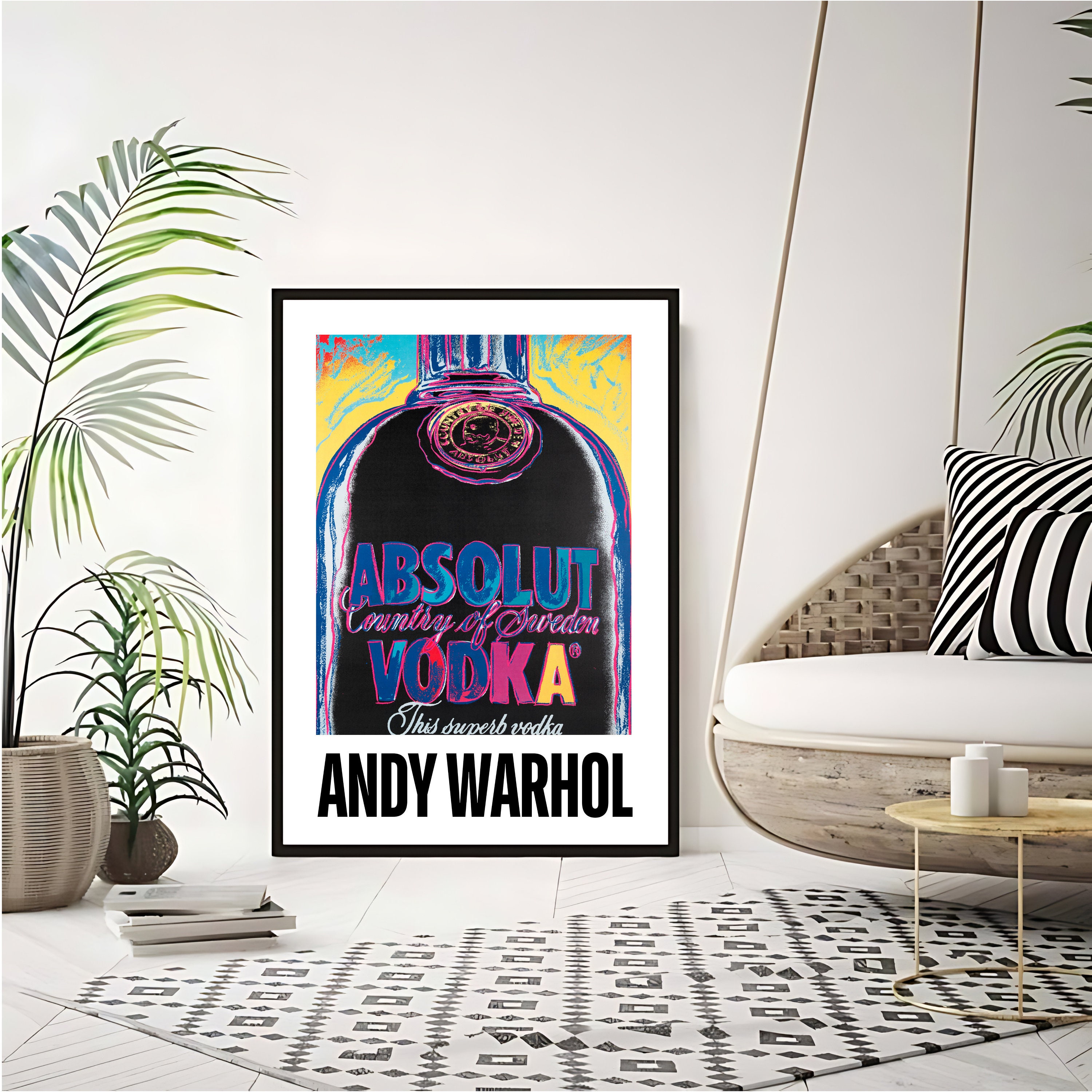 Andy Warhol Absolut Vodka Pop Art Print - Etsy