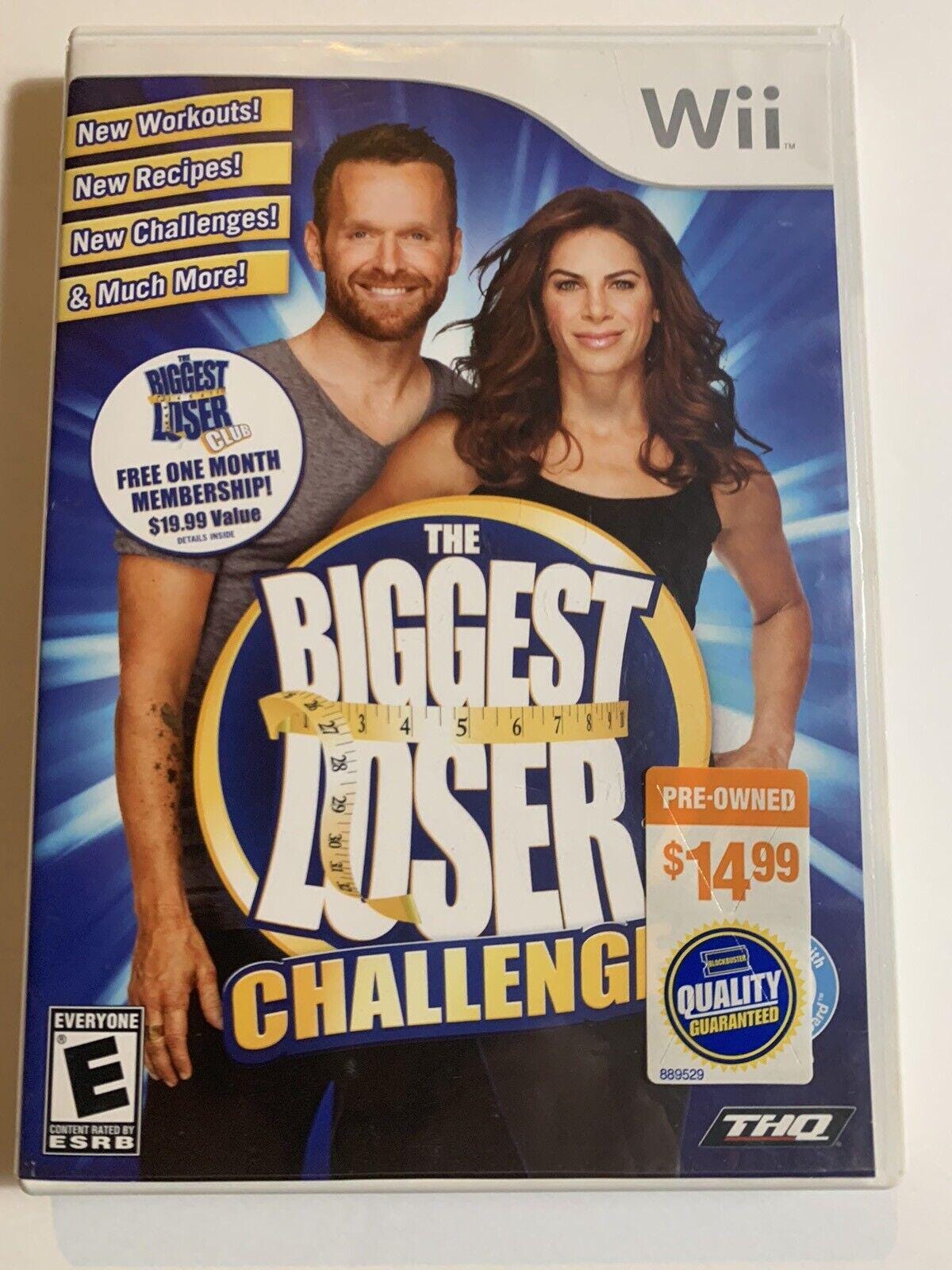 The Biggest Loser Challenge Nintendo Wii Video Game COMPLETE WITH MANUAL Etsy