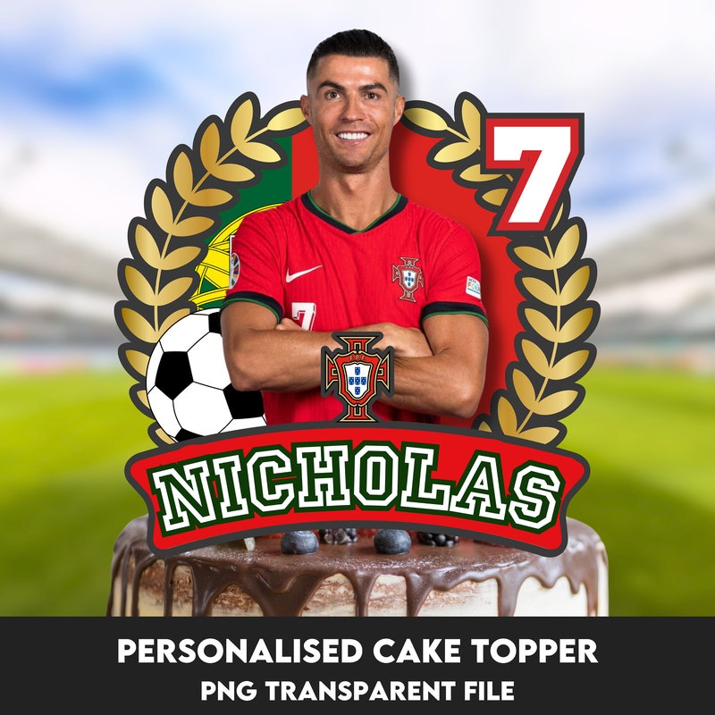 Cristiano Ronaldo Cake Etsy