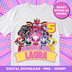 Druckbares digitales PNG T-Shirt Design, personalisiertes Geburtstagskind T-Shirt Design, digitaler Download, fertig in 24 Stunden, PNG-Datei