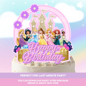 Sofortiger Download Cake Topper, alles Gute zum Geburtstag, Tortenstecker, Digital Download, Sofort Download, PNG