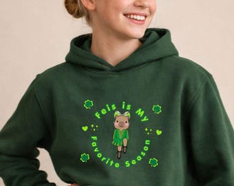 Youth Step Dancing Hoodie, Dancing Capybara Kids Sweatshirt, Fun Irish Step Dance Sweatshirt, Kids Feis Hoodie
