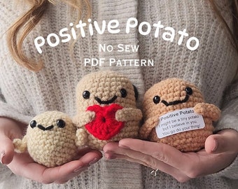 Positive Potato No Sew Digital Crochet Pattern Download