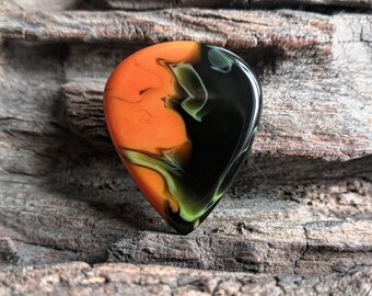 Púa de guitarra Catalin, púa antibacteriana, forma Paul Gilbert, hecha a mano